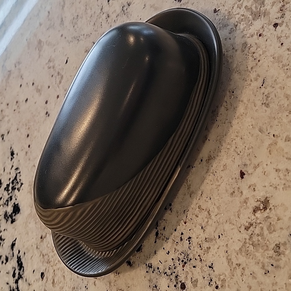 Pfaltzgraff Night Surf Butter Dish